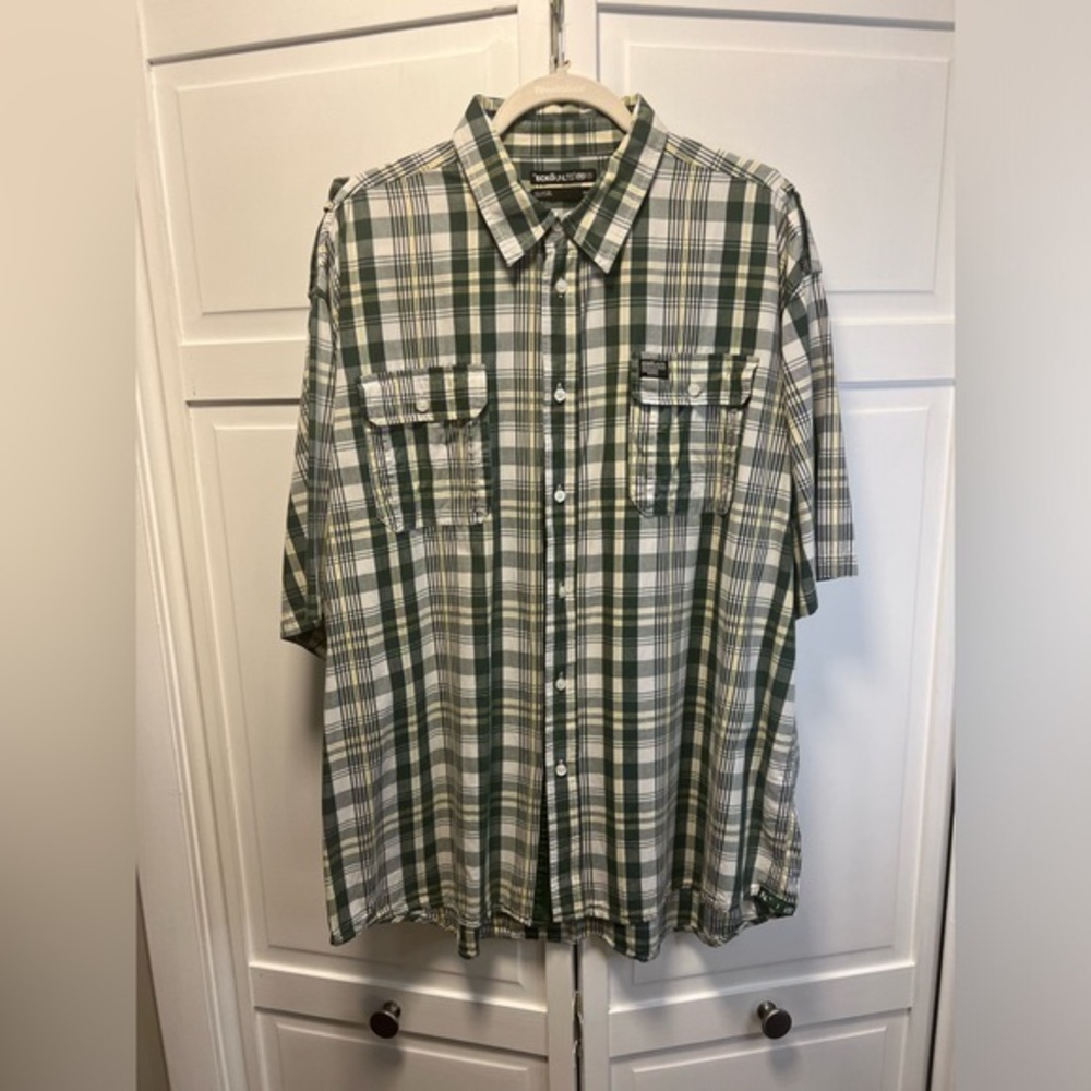 Ecko Unltd Short Sleeve Button Down Shirt Size Men’s 3X